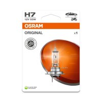5 Glühlampen H7 12V 55W PX26d OSRAM ORIGINAL...
