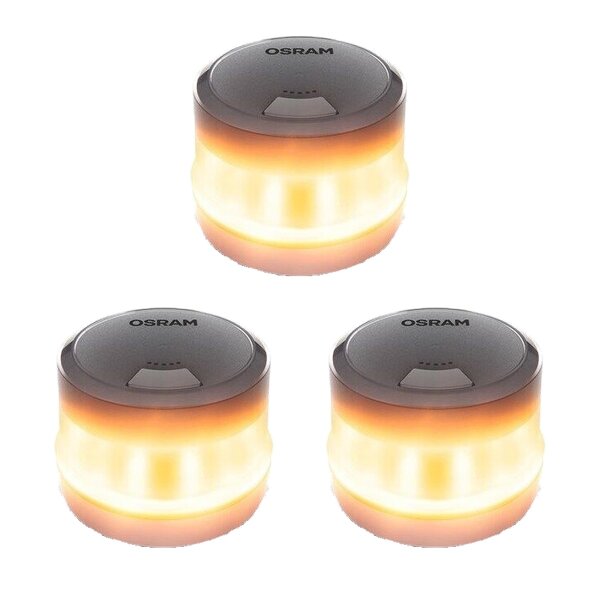 3 Warning Lights LED 16V IoT DGT3.0 1900k OSRAM LEDguardian ROAD FLARE universal