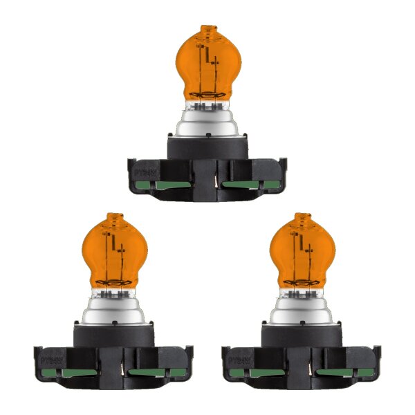 3 Glühlampen für Blinkleuchte PY24W 12V 24W PGU20 4 OSRAM für diverse PKW