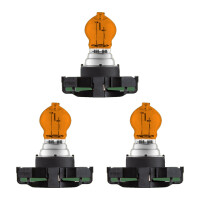 3 Glühlampen für Blinkleuchte PY24W 12V 24W...