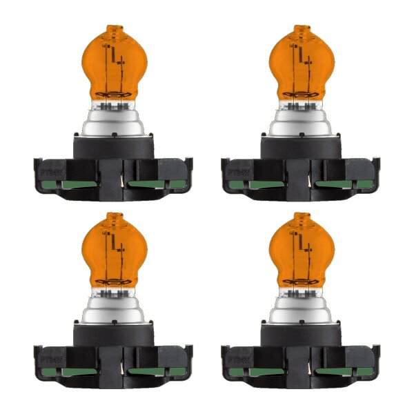 4 Indicator Bulbs PY24W 12V 24W PGU20 4 OSRAM suitable for various cars