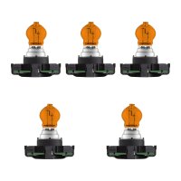 5 Glühlampen für Blinkleuchte PY24W 12V 24W...