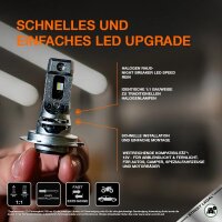 4 NIGHT BREAKER LED SPEED H7 Motorrad OSRAM Fernlicht Abblendlicht +450% heller