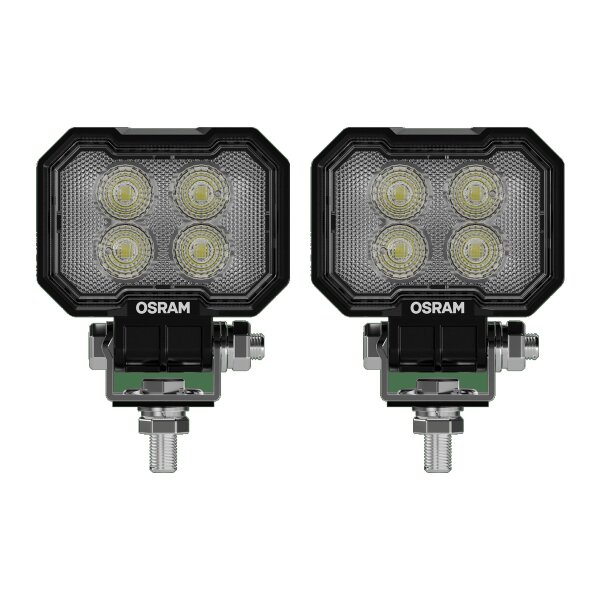 2 Arbeitsscheinwerfer 1.500lm vierkantig OSRAM WL VX80-WD für u.a. Offroad