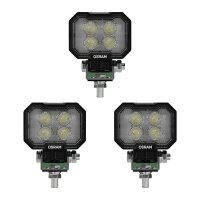 3 Arbeitsscheinwerfer 1.500lm vierkantig OSRAM WL VX80-WD...
