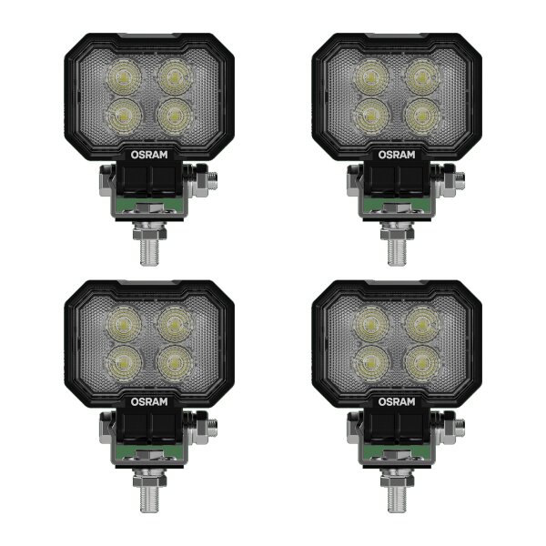 4 Arbeitsscheinwerfer 1.500lm vierkantig OSRAM WL VX80-WD für u.a. Offroad