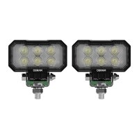 2 Arbeitsscheinwerfer 2.300lm vierkantig OSRAM WL...