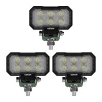 3 Arbeitsscheinwerfer 2.300lm vierkantig OSRAM WL...