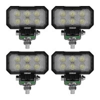 4 Arbeitsscheinwerfer 2.300lm vierkantig OSRAM WL...