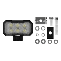 4 Arbeitsscheinwerfer 2.300lm vierkantig OSRAM WL VX100-WD für u.a. Offroad