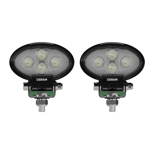 2 Arbeitsscheinwerfer 1.500lm geschraubt oval OSRAM WL VX100-WD für u.a. Offroad
