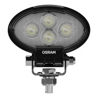 2 Arbeitsscheinwerfer 1.500lm geschraubt oval OSRAM WL VX100-WD für u.a. Offroad