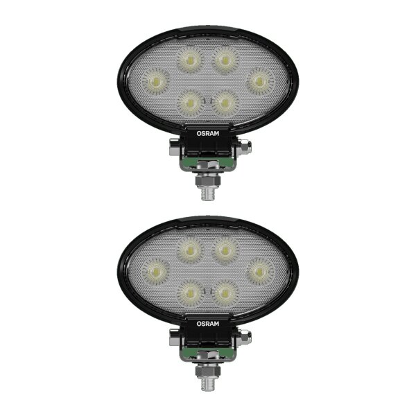 2 Arbeitsscheinwerfer 2.300lm geschraubt oval OSRAM WL VX100-WD für u.a. Offroad