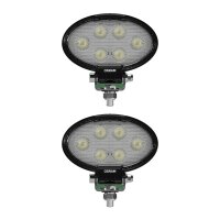 2 Arbeitsscheinwerfer 2.300lm geschraubt oval OSRAM WL...