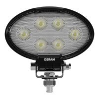 2 Arbeitsscheinwerfer 2.300lm geschraubt oval OSRAM WL VX100-WD für u.a. Offroad