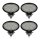 4 Arbeitsscheinwerfer 2.300lm geschraubt oval OSRAM WL VX100-WD für u.a. Offroad