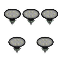 5 Arbeitsscheinwerfer 2.300lm geschraubt oval OSRAM WL...