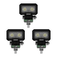 3 Worklights 800lm screwed Lightbar OSRAM WL VX100-WD for...