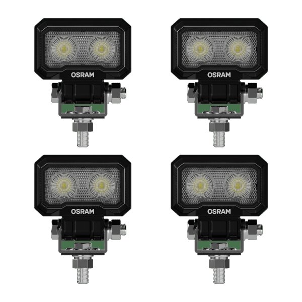 4 Arbeitsscheinwerfer 800lm Lightbar OSRAM WL VX100-WD für u.a. Offroad