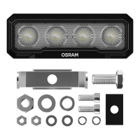 3 Arbeitsscheinwerfer 1.500lm Lightbar OSRAM WL VX125-WD für u.a. Offroad