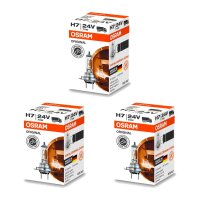 3 Glühlampen H7 24V 70W PX26d Licht-Experte OSRAM...