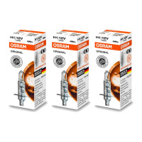 3 Glühlampen H1 12V 55W P14.5s OSRAM ORIGINAL...