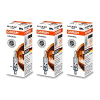 3 Glühlampen H1 24V 70W P14.5s OSRAM ORIGINAL...