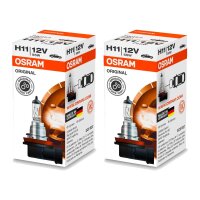 2 Bulbs H11 12V 55W PGJ19-2 Light Expertise OSRAM...