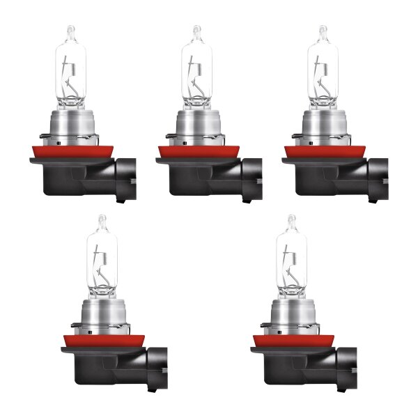 5 Glühlampen H9 12V 65W PGJ19-5 2100lm OSRAM ORIGINAL passend für diverse PKW