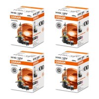 4 Glühlampen H10 12V 42W PY20d OSRAM ORIGINAL...
