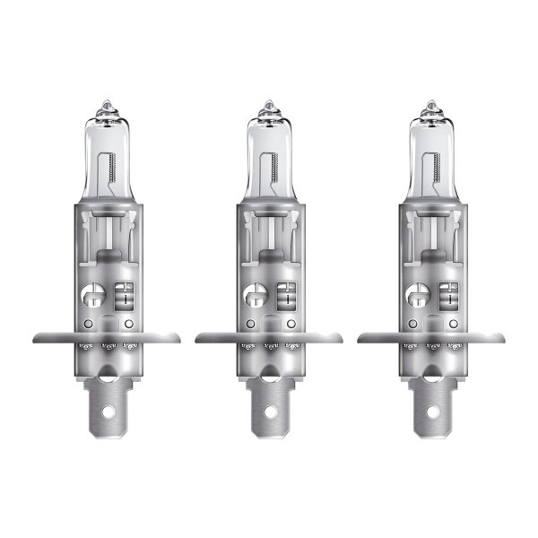 3 Glühlampen H1 12V 55W P14.5s OSRAM ULTRA LIFE passend für diverse PKW