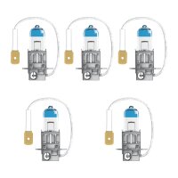5 Bulbs H3 12V 55W PK22s OSRAM NIGHT BREAKER® LASER...