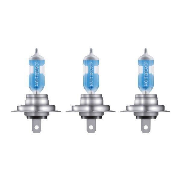 3 Bulbs H7 12V 55W PX26d OSRAM NIGHT BREAKER® LASER Next Gen suitable for cars