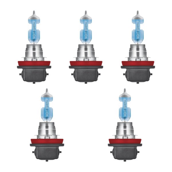 5 Glühlampen H8 12V 35W PGJ19-1 OSRAM NIGHT BREAKER® LASER Next Gen für PKW