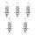 5 Glühlampen H1 12V 55W P14.5s OSRAM NIGHT BREAKER® SILVER passend für PKW