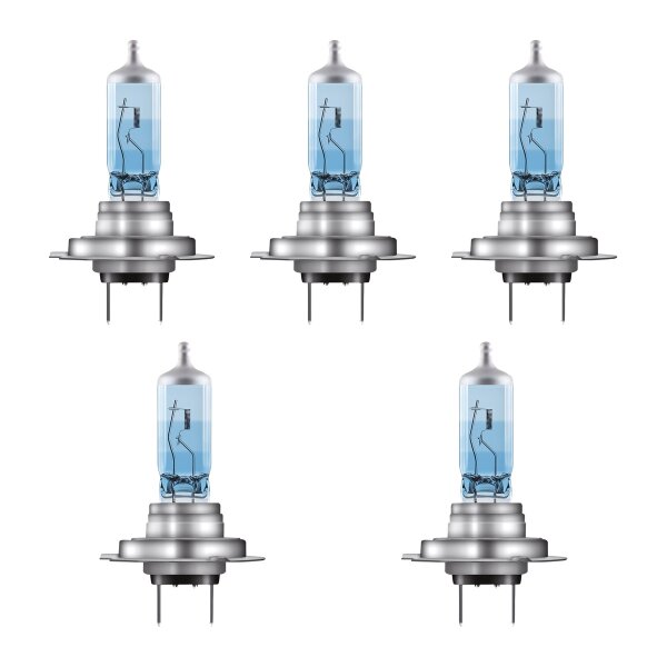 5 Glühlampen H7 12V 55W PX26d 5000K OSRAM COOL BLUE® INTENSE Next Gen