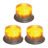 3 Rundumkennleuchten LED 12V 24V 7W R65 OSRAM LIGHTsignal...