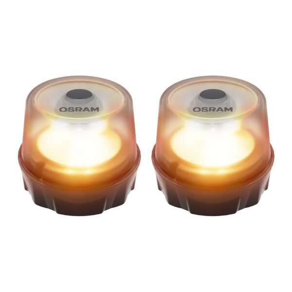 2 Warning Lights LED 3.7V 2.2W 2000k OSRAM LEDguardian® ROAD FLARE universal
