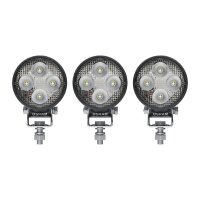 3 Auxiliary headlamps LED 20W R10 R112 standard 1150lm...