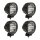 4 Zusatzscheinwerfer LED 39W 1W R10 R7 R112 -Norm OSRAM Round MX180-CB