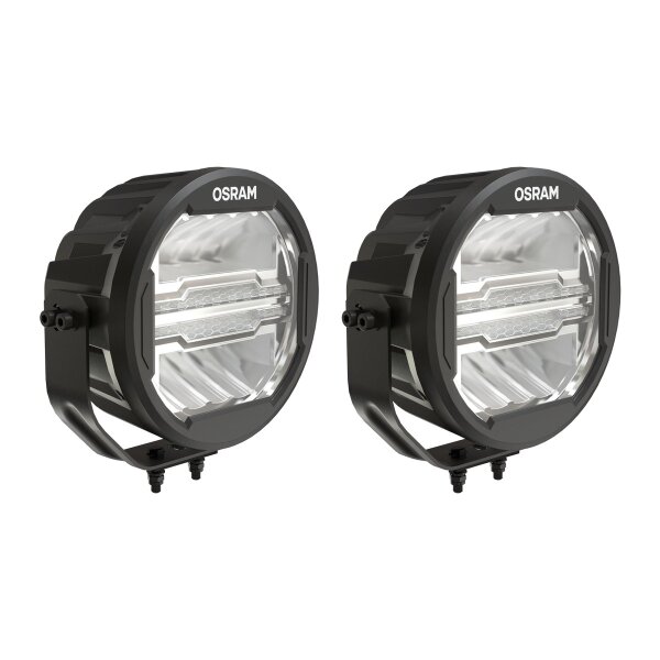 2 Zusatzscheinwerfer LED 60W 2,5W geschraubt R10 R7 3500lm OSRAM Round MX260-CB