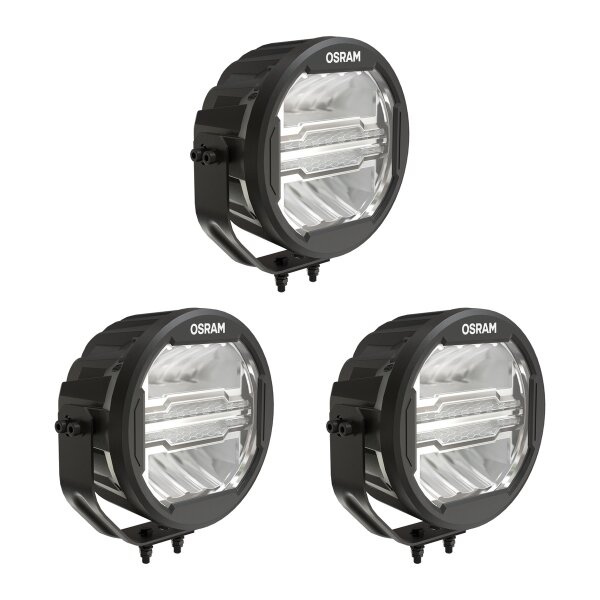 3 Zusatzscheinwerfer LED 60W 2,5W geschraubt R10 R7 3500lm OSRAM Round MX260-CB