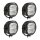 4 Zusatzscheinwerfer LED 60W 2,5W geschraubt R10 R7 3500lm OSRAM Round MX260-CB