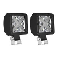 2 Arbeitsscheinwerfer LED 22W 2W vierkantig OSRAM CUBE...