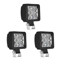 3 Worklights LED 22W 2W screwed square OSRAM CUBE MX85-SP...