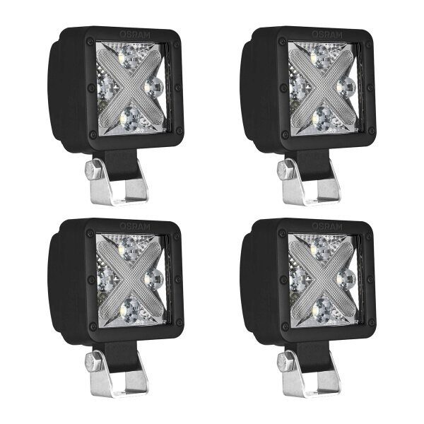 4 Arbeitsscheinwerfer LED 22W 2W vierkantig OSRAM CUBE MX85-SP Off-Road