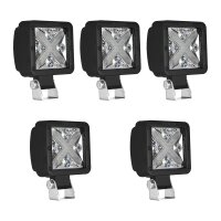 5 Worklights LED 22W 2W screwed square OSRAM CUBE MX85-SP...