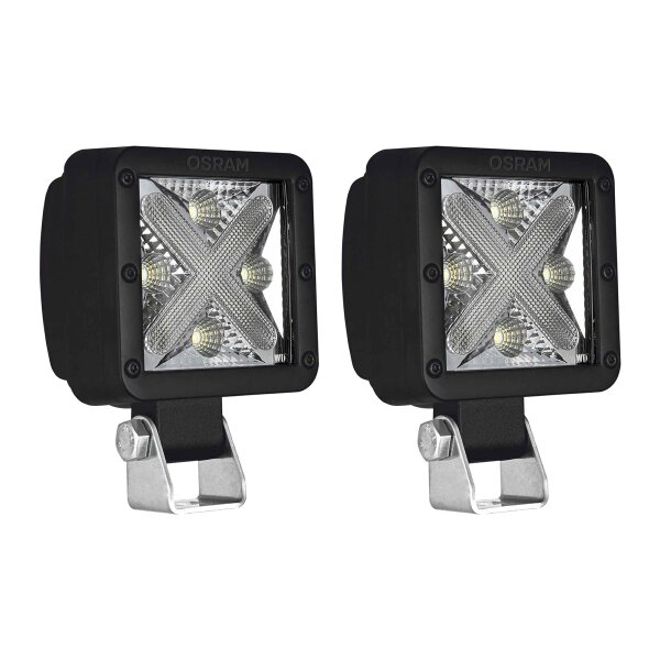 2 Arbeitsscheinwerfer LED 22W 2W vierkantig OSRAM CUBE MX85-WD Off-Road