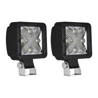 2 Arbeitsscheinwerfer LED 22W 2W vierkantig OSRAM CUBE...