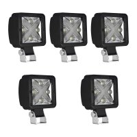 5 Worklights LED 22W 2W screwed square OSRAM CUBE MX85-WD...